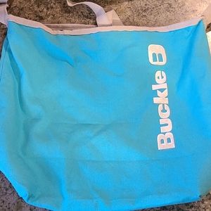 BUCKLE Canvas Shoulder Bag